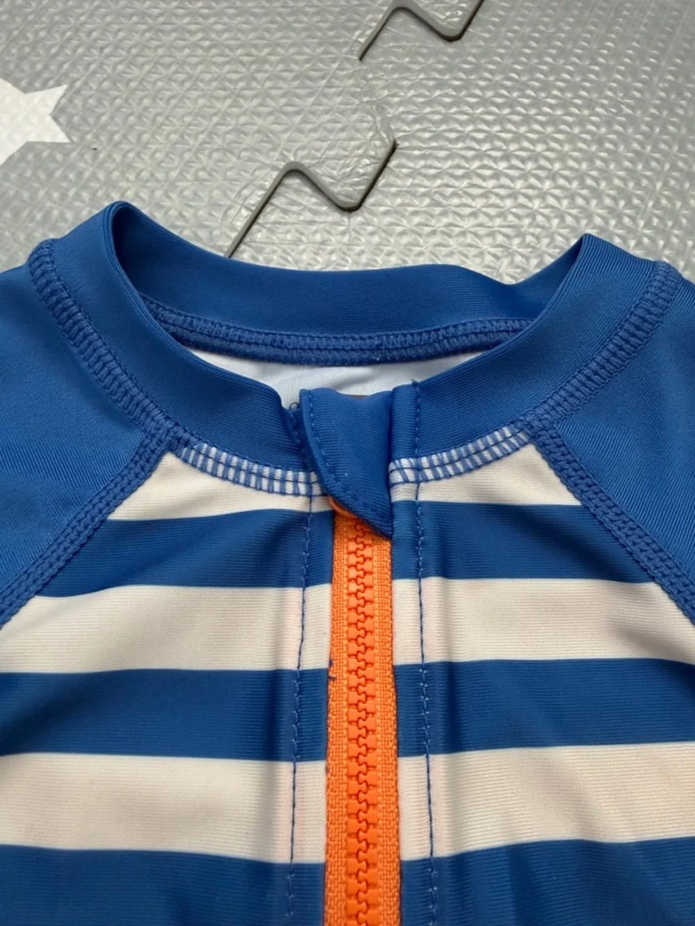 Tea Collection - Striped Rash Guard Swimsuit, 12-18 months
